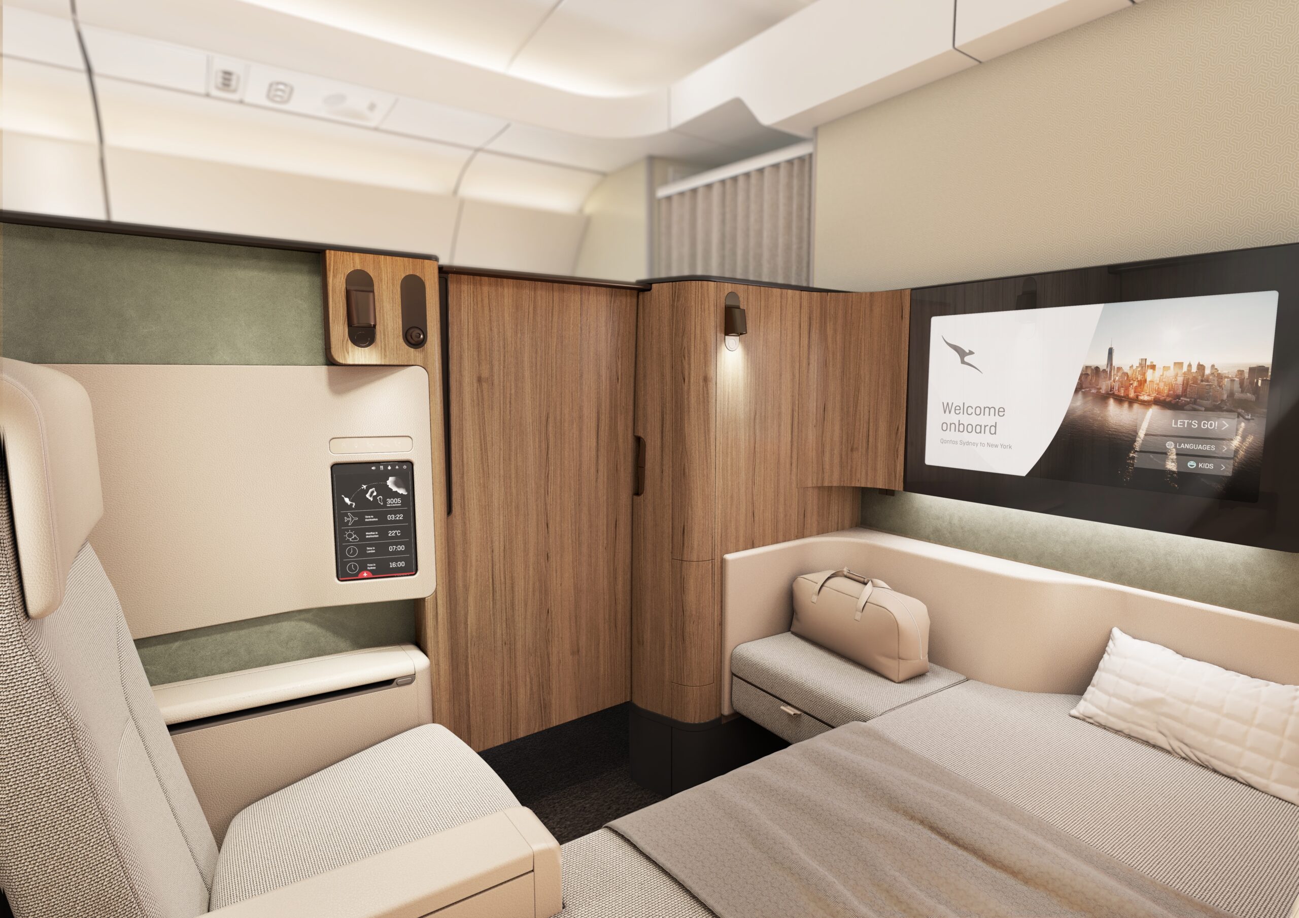 Qantas Zeigt Erstmals Bilder Der Neuen First Und Business Class Suiten