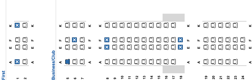 Boeing 777 Sitzplätze