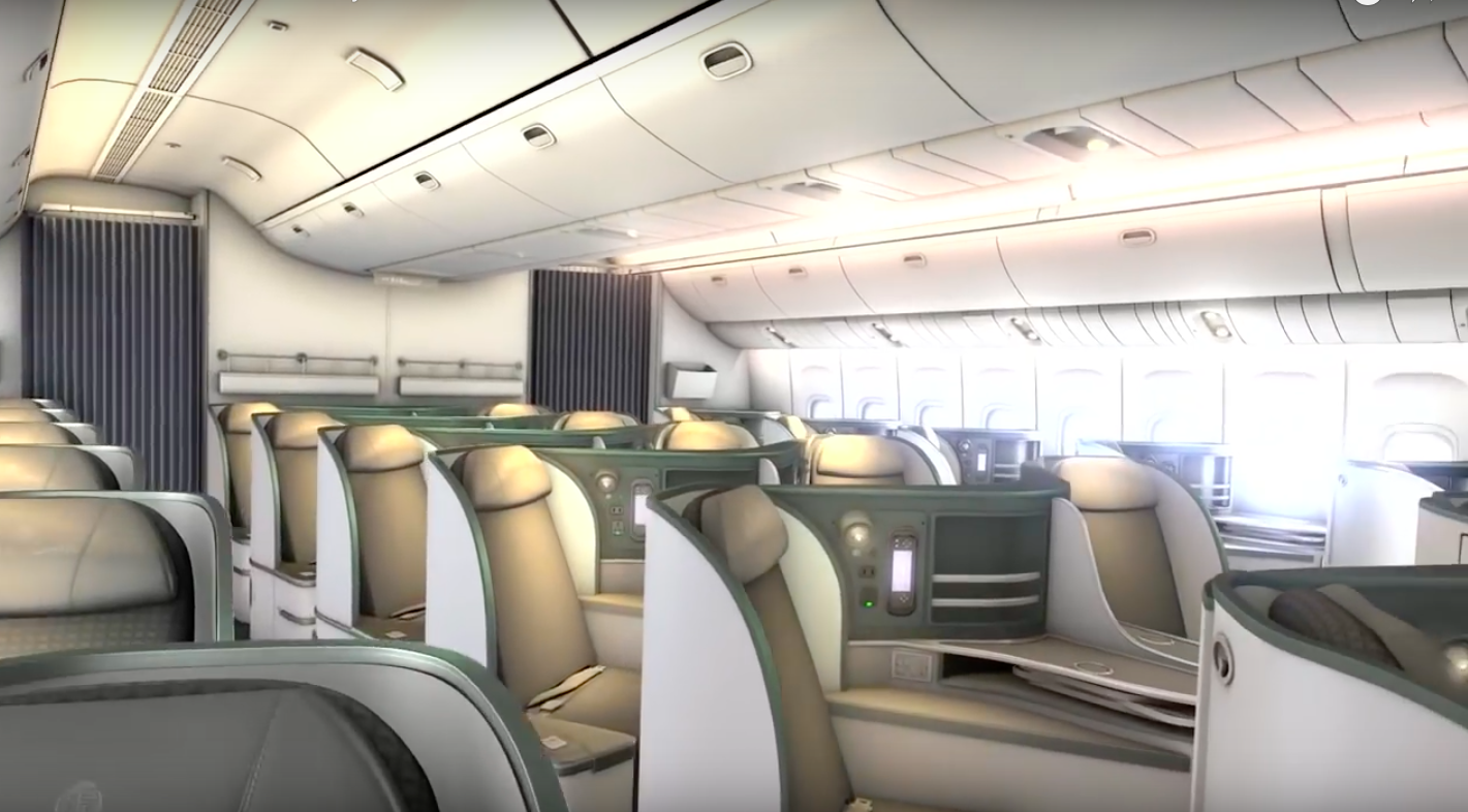 Die Neue Eva Business Class In Der Boeing 787