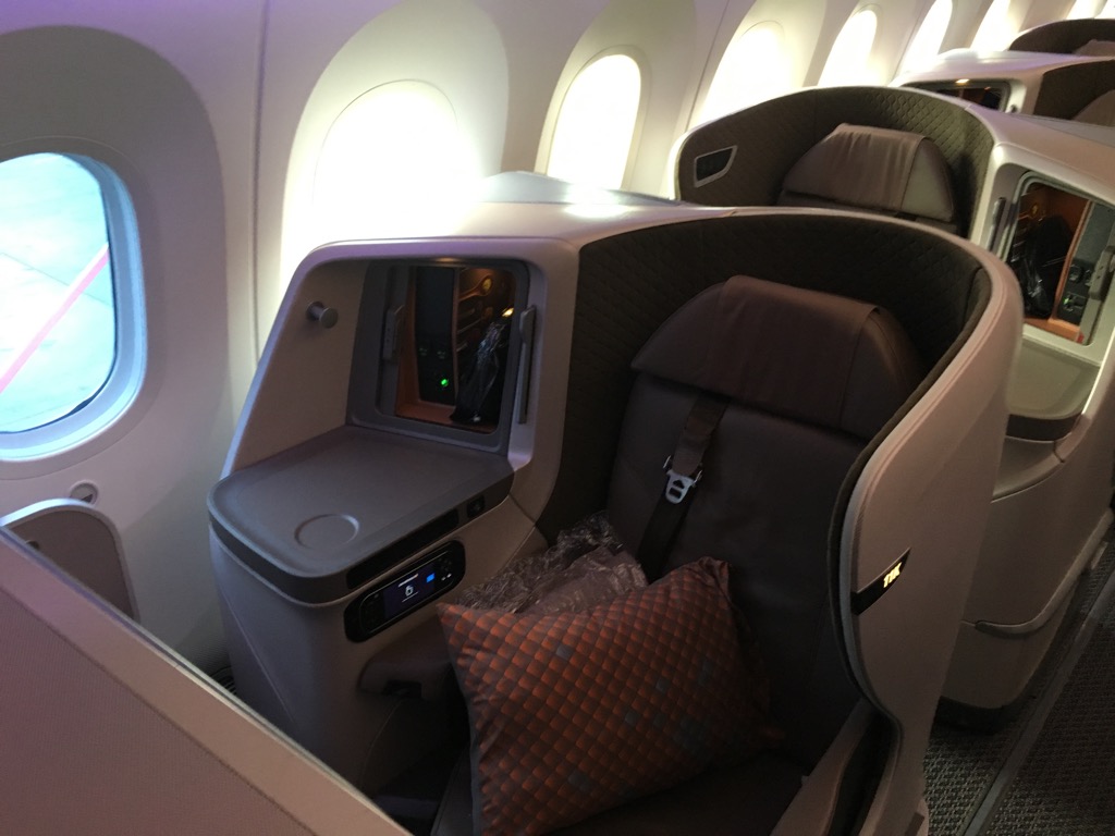 Review Singapore Airlines Business Class In Der Boeing 787 10 Singapore Nach Bangkok Frankfurtflyer De