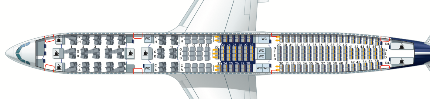 Аренда самолета Airbus A340 Elite - цены, фото, характеристики, арендовать частн