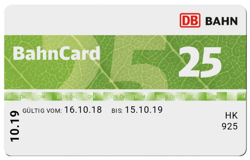 BahnCard 25