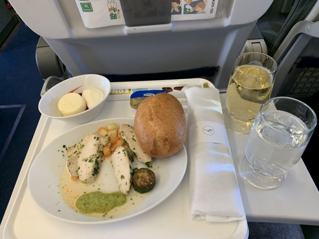 Lufthansa Business Class Catering