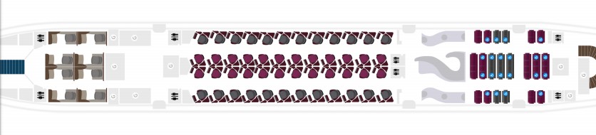 Qatar Airways Airbus A380 Upper Deck