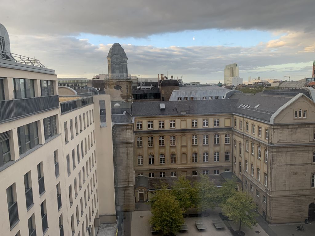 Intercontinental Düsseldorf Aussicht