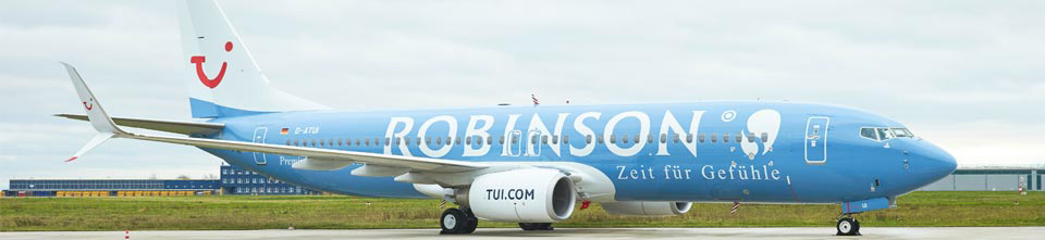 TUIfly Sonderlackierung Robinso