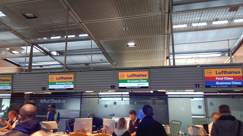 LH, Check-In Frankfurt