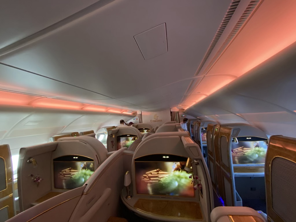 Review Emirates First Class im Airbus A380 von Frankfurt nach Dubai Frankfurtflyer.de