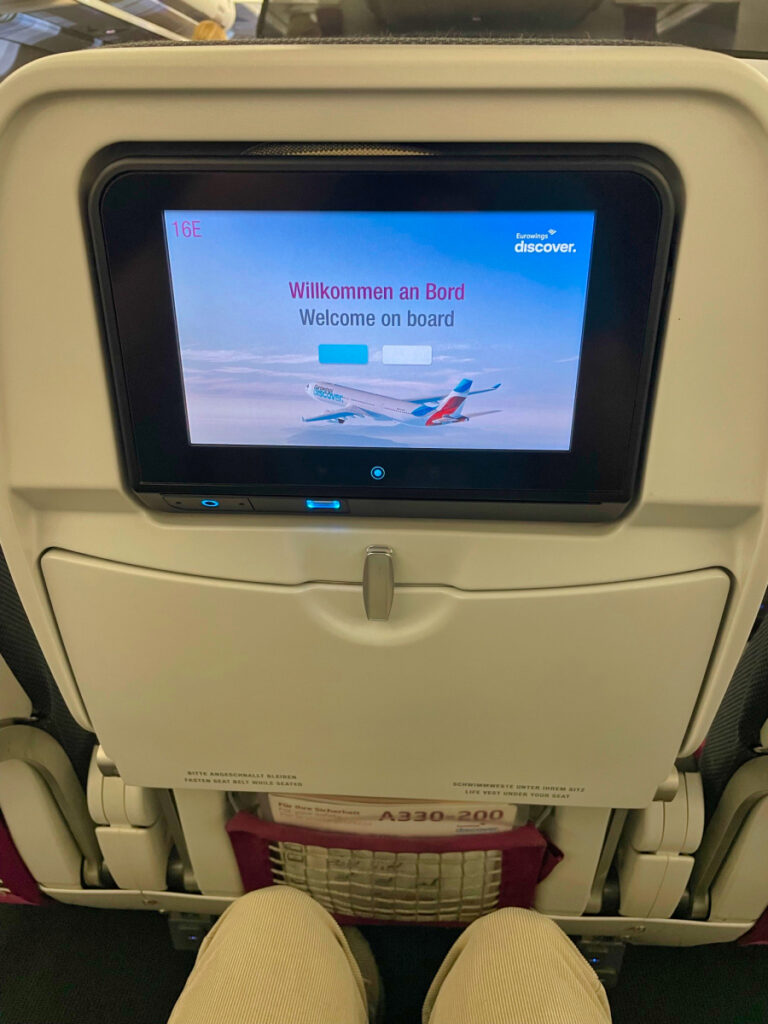 Eurowings Discover Kabine Und Beste Sitzplätze Im A330 - Frankfurtflyer.de