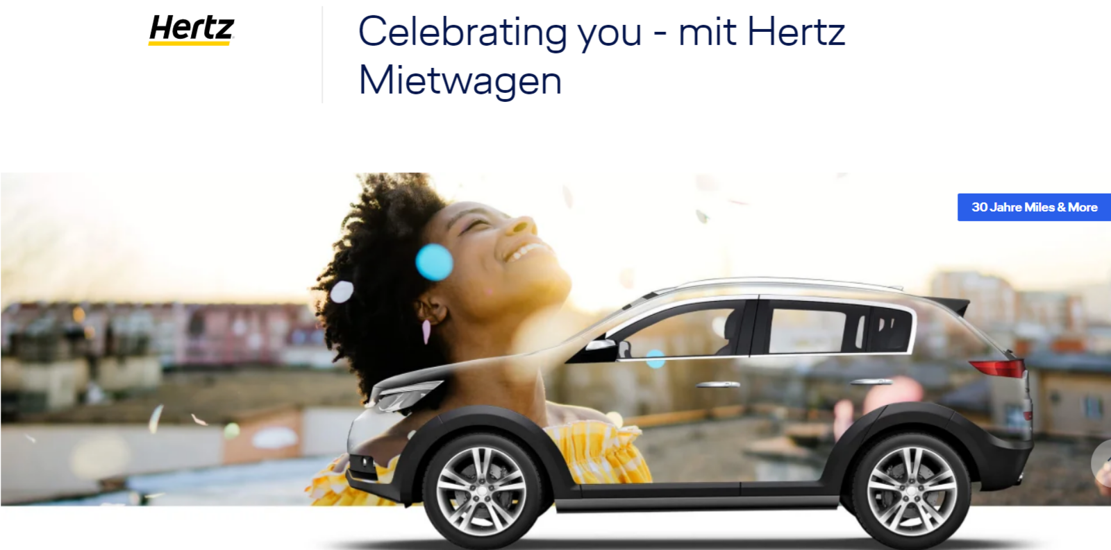 10.000 Miles & More Prämienmeilen bei Hertz sammeln
