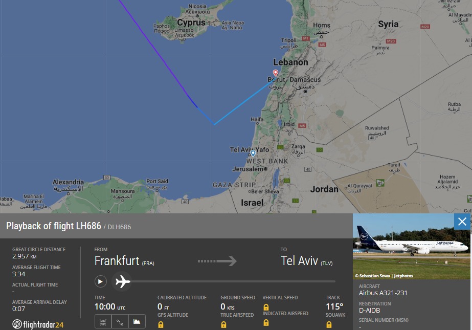 Flug Von Frankfurt Nach Tel Aviv