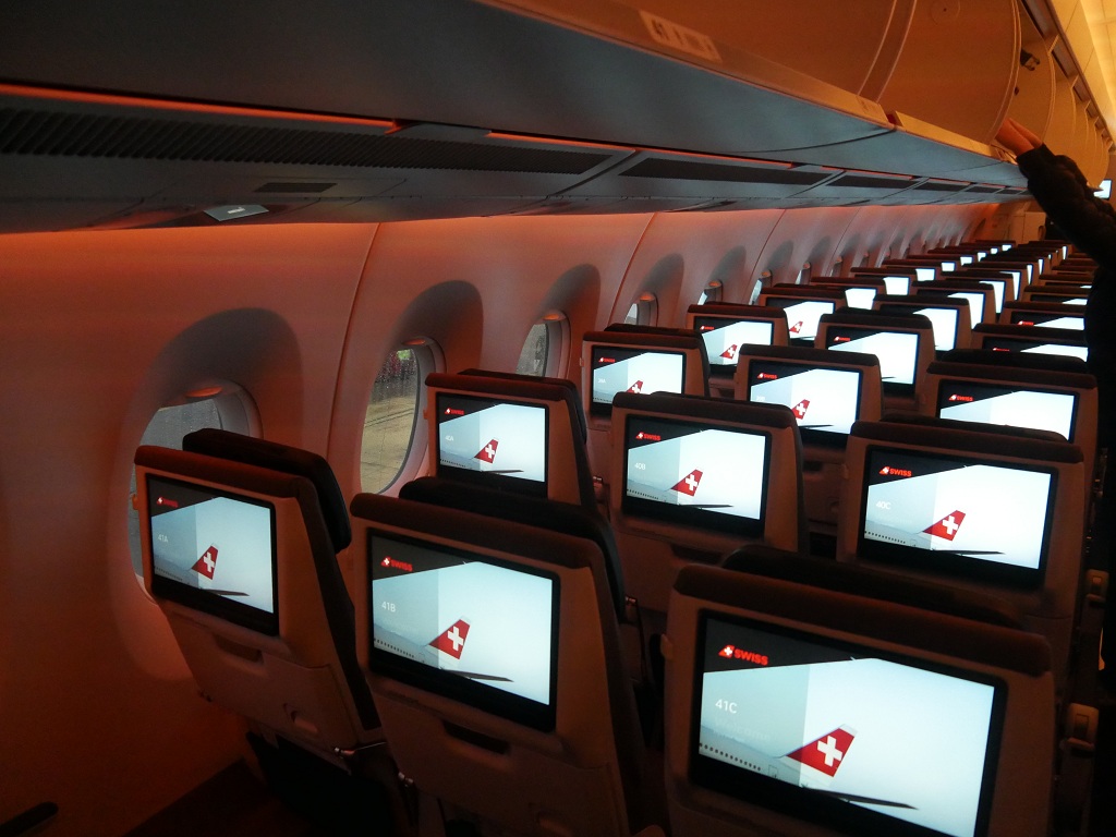 SWISS A350 Economy Class