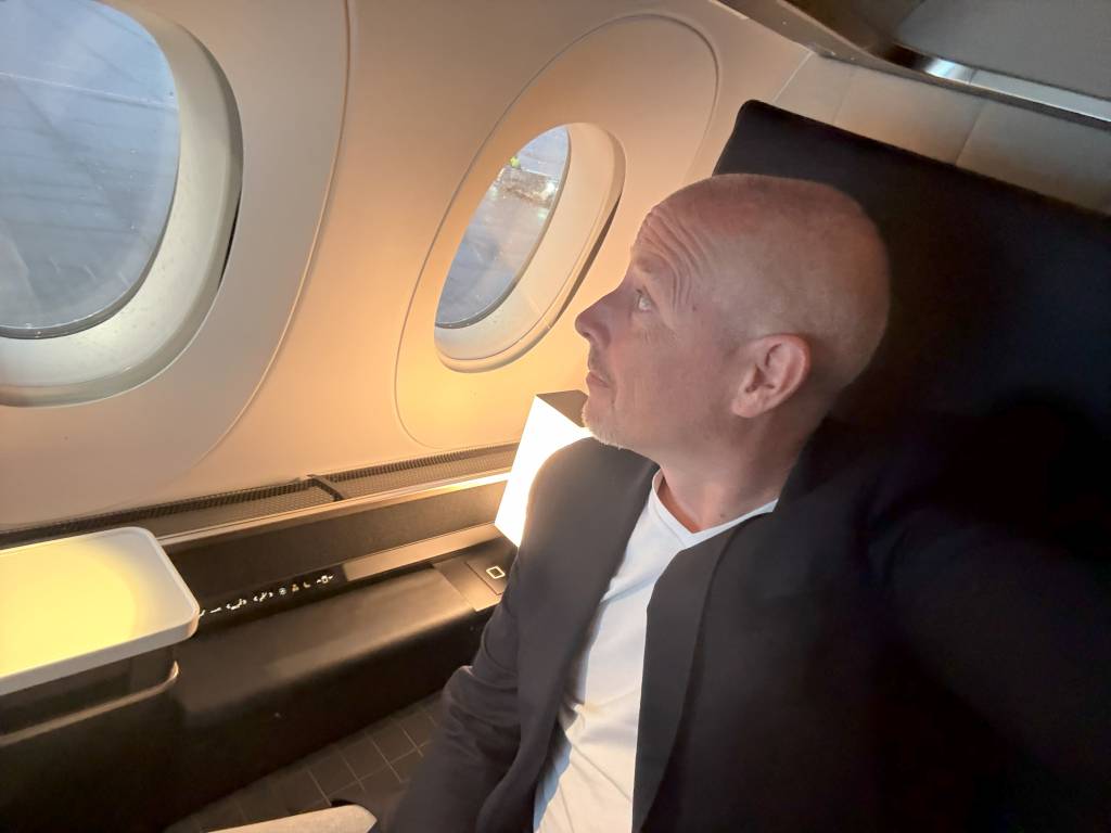 Nachdenklich: Eindruck SWISS Senses Business